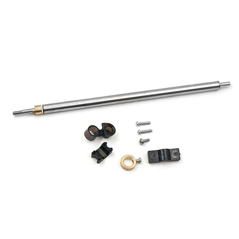 10X FT011-12 Steel Tube Pipe Assembly Metal Shaft Spare Parts Component For Feilun FT011 RC Boat Speedboat Accessories-AAAE