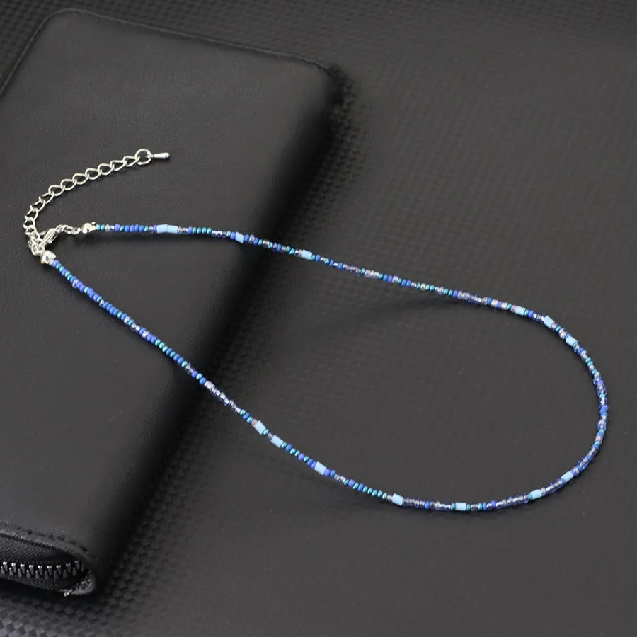 Seed Beads Necklace For Women Beach Outdoor Choker