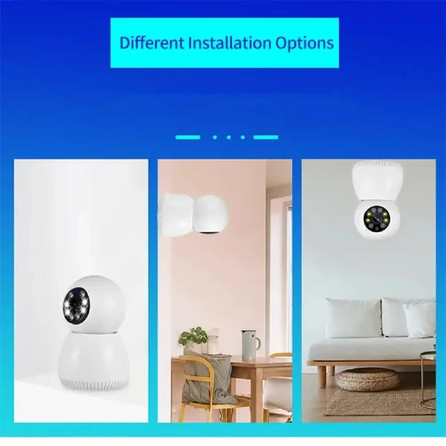 CARPBABA SnowMan WIFI IP Camera Smart Home Surveillance Automatic Tracking Security Protection Indoor Wireless Baby Monitor 5
