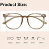 Ultralight Women Short-sighted Eyewear Unisex Round Myopia Glasses Blue Light Minus Diopter Eyeglasses Retro Clear Lens Glasses 6