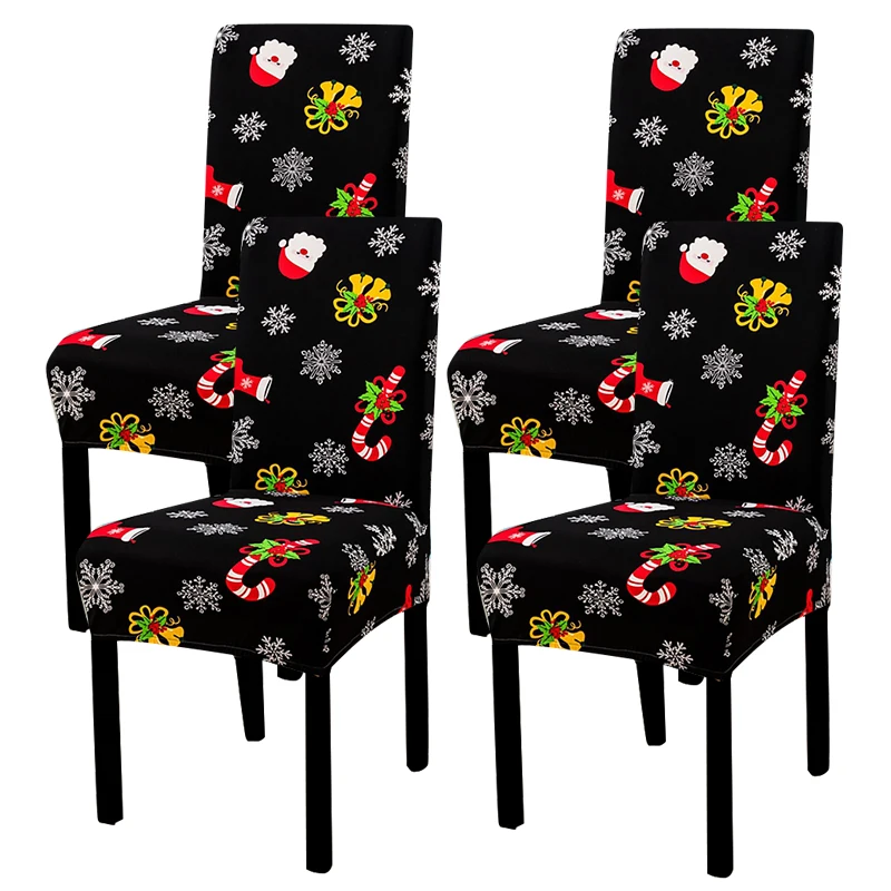 thumbnail image 1 of Funda para Silla de Comedor Navideña Fundas Protectoras Elásticas para Sillas para Restaurante, Cocina, Fiesta, Hotel, Banquete 1/4/6 piezas, 1 of 5