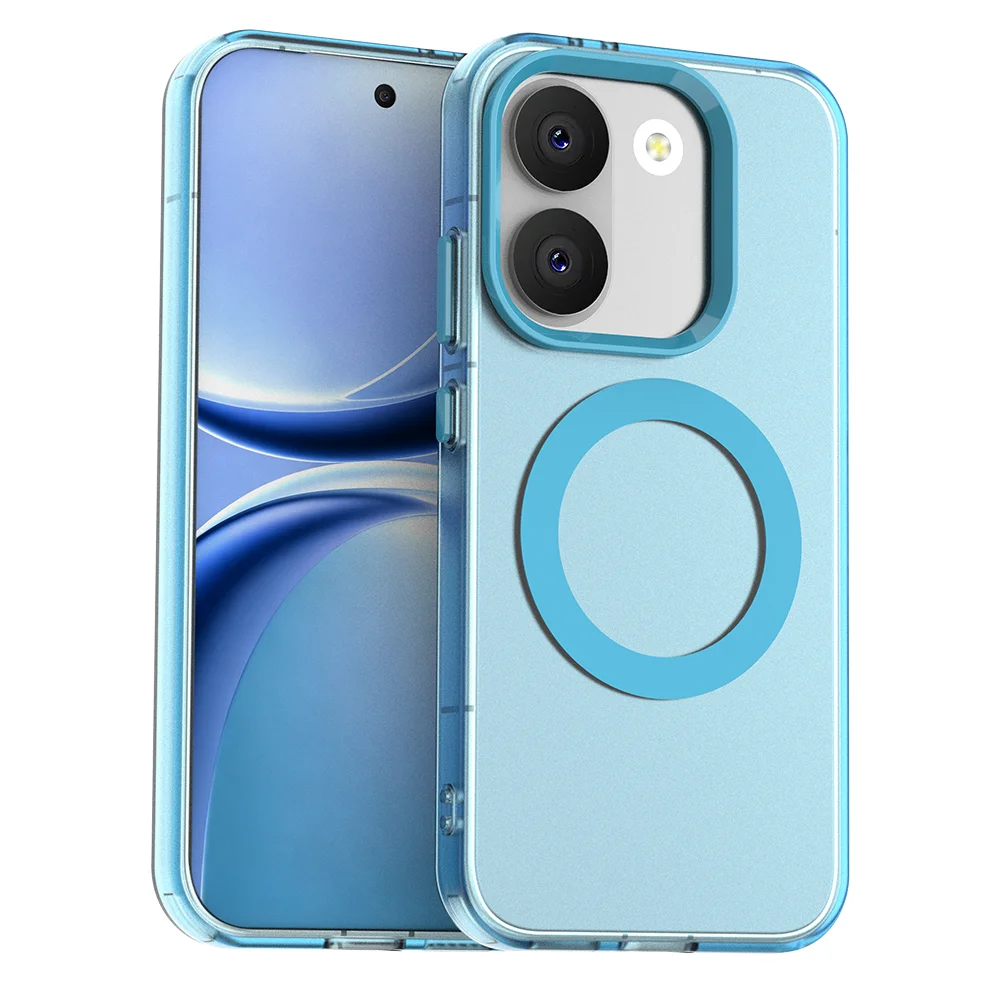 Luxury Armor Shockproof Matte Hard Case with Magsafe Magnetic Wireless Charging Compatibility