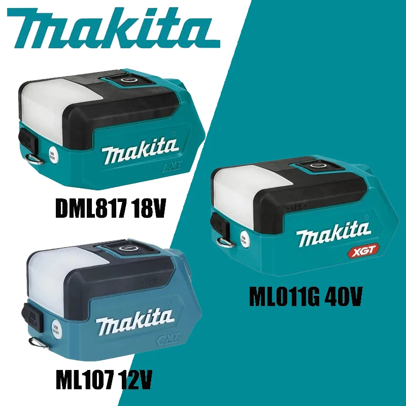 

Makita оригинальная Рабочая лампа с поддержкой интерфейса USB и зарядкой от аккумулятора ML107 DML817 ML011G