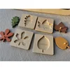 Kids Wooden Educational Animals Noah's Ark Puzzle Toys Solid Leaves Jigsaw for Baby Early Learning 5
