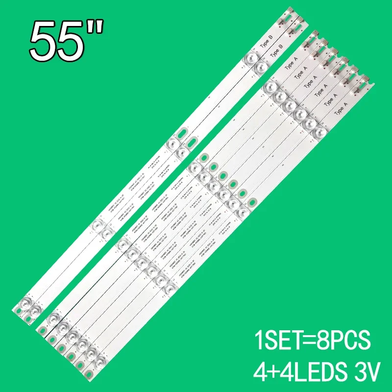 Фонарь для подсветки 55PUF7194/T3 4708-K55WDE-A3117N11, 4708-K55WDE-A3117N01, K550WDE1 A5 12 шт комплект светодиодная лента 584 мм 6 ламп 4708 k550wd a3213k31 4708 k550wd a3213k21 k55wd7 a3 fo 55puf6050 t3 55uh6501 t3 55pff5201 t3