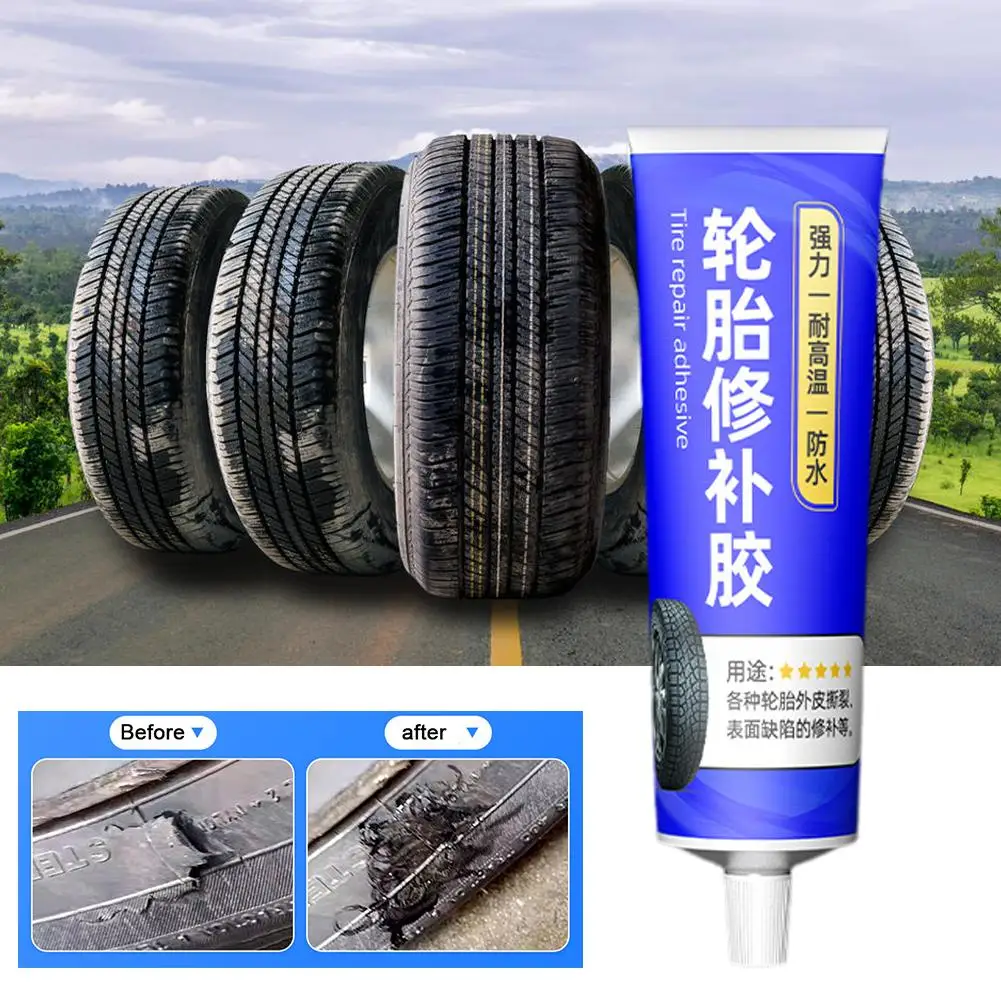 Automotive Tire Repair Adhesive Repair The Side Of Damaged Wall Fetal Fissure Traumatic Adhesive Tire The B2K9 automotive tire repair adhesive