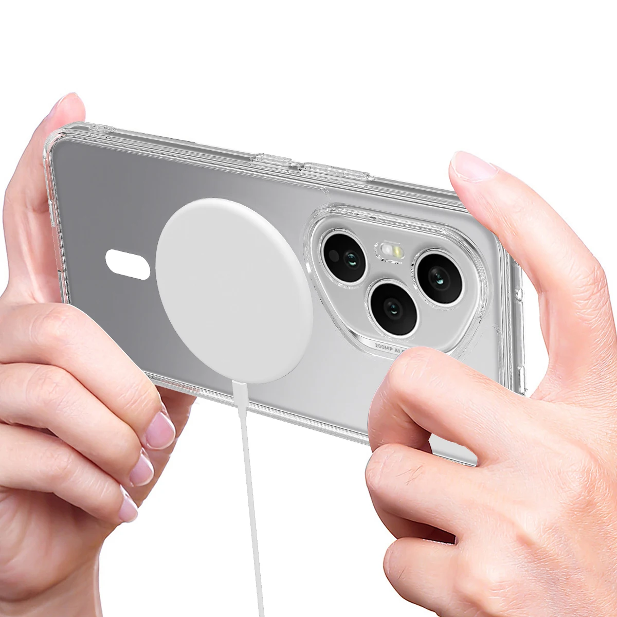 MagSafe Magnetic Acrylic Transparent Scratch-Proof Hard Case