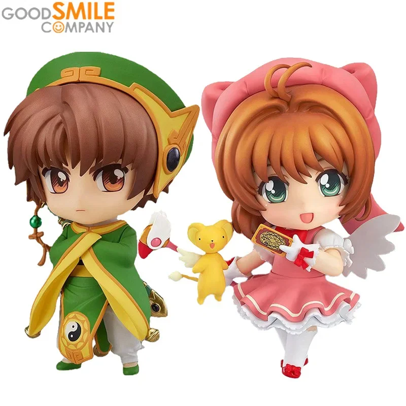 

Original Good Smile Kinomoto Sakura Li Syaoran Nendoroid No.400 763 Action Figures Cardcaptor Sakura Boxed Model Doll Toy Gift