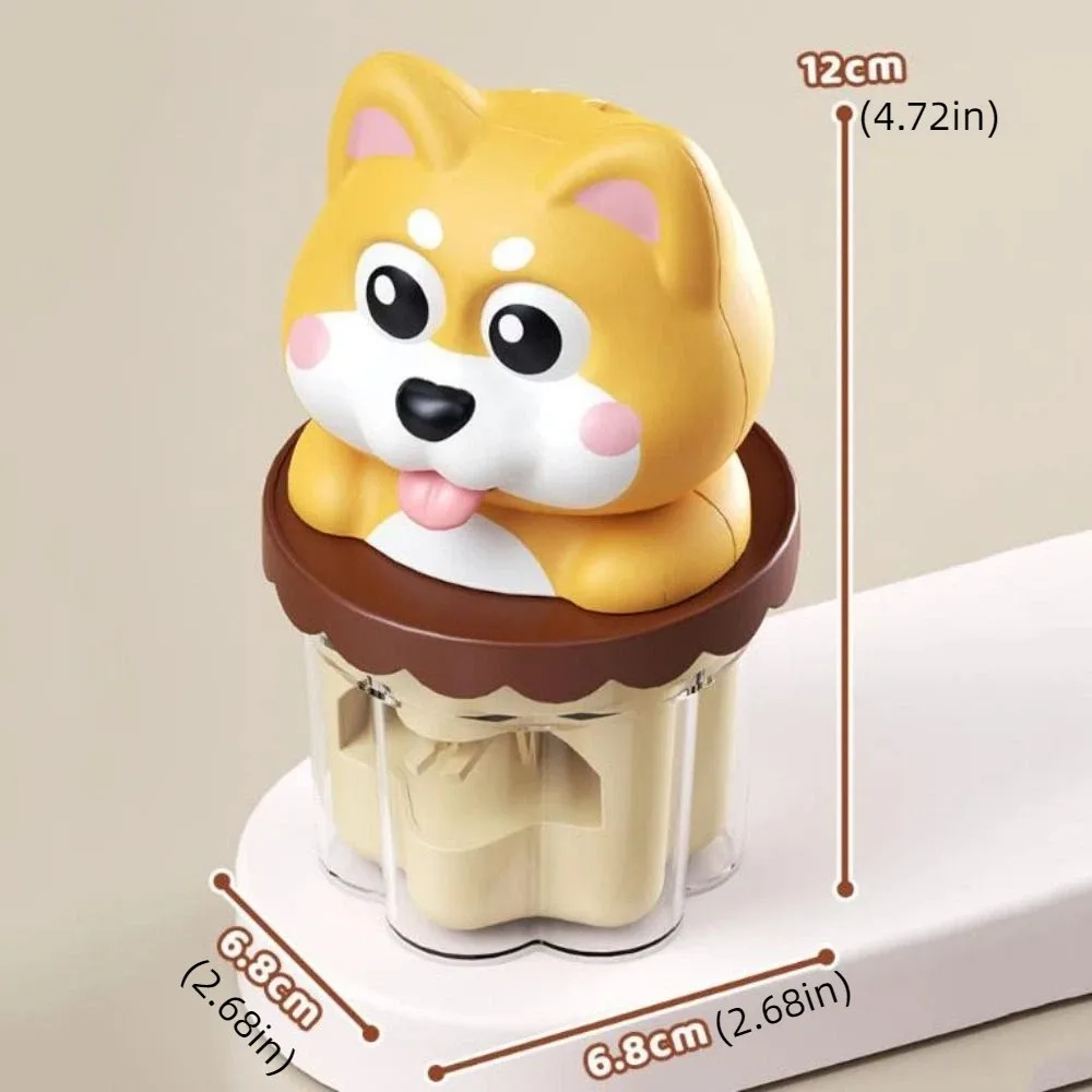 Food Feeding Pudding Dog Set Feeding Role Play Simulation Talking Pudding Dog Early Education Japanese Play House Children's
