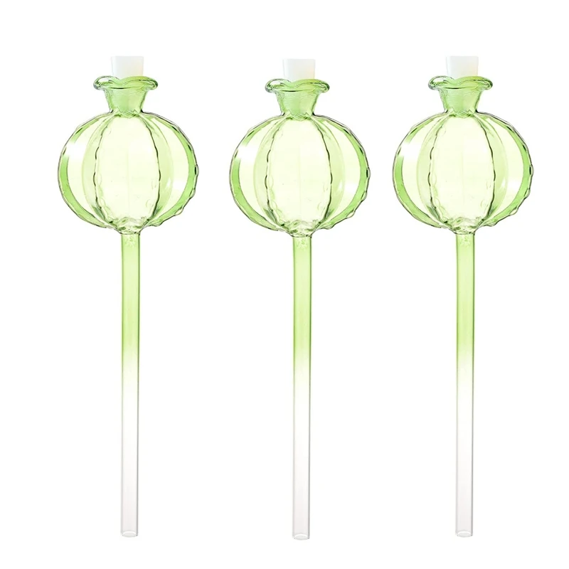 

3 Pcs Plant Watering Globes Self Watering Globes Blown Plant Watering Devices For Indoor Plants Cactus