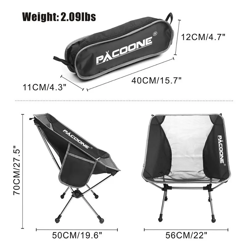 Folding Chair Travel Ultralight Aluminum Chair Superhard High Load Outdoor Camping Portable Beach Hiking Picnic Seat Fishing Chair