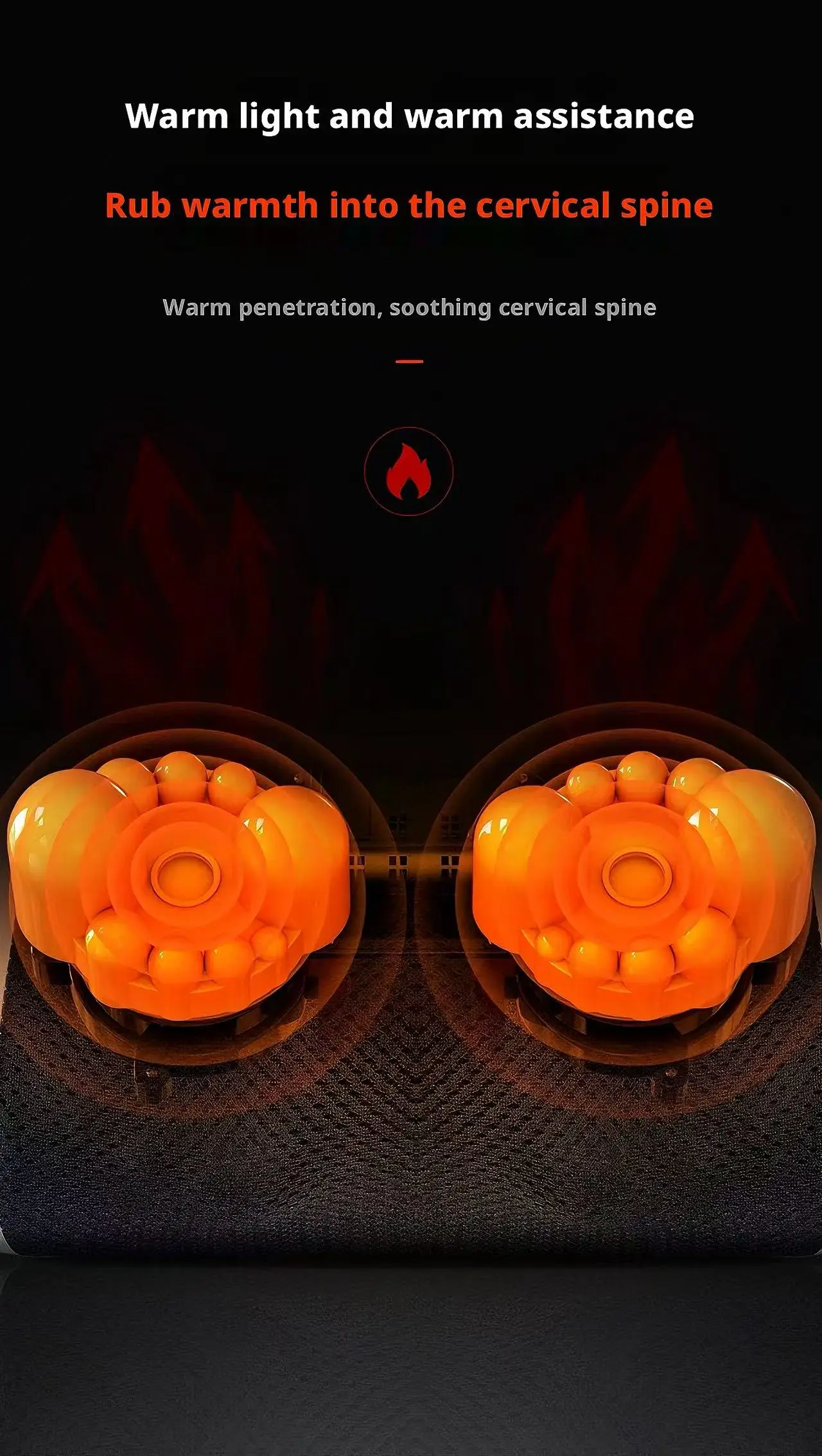 Deep Tissue 4d Neck Massage Pillow With Heat For Cervical Pain_voghion.com