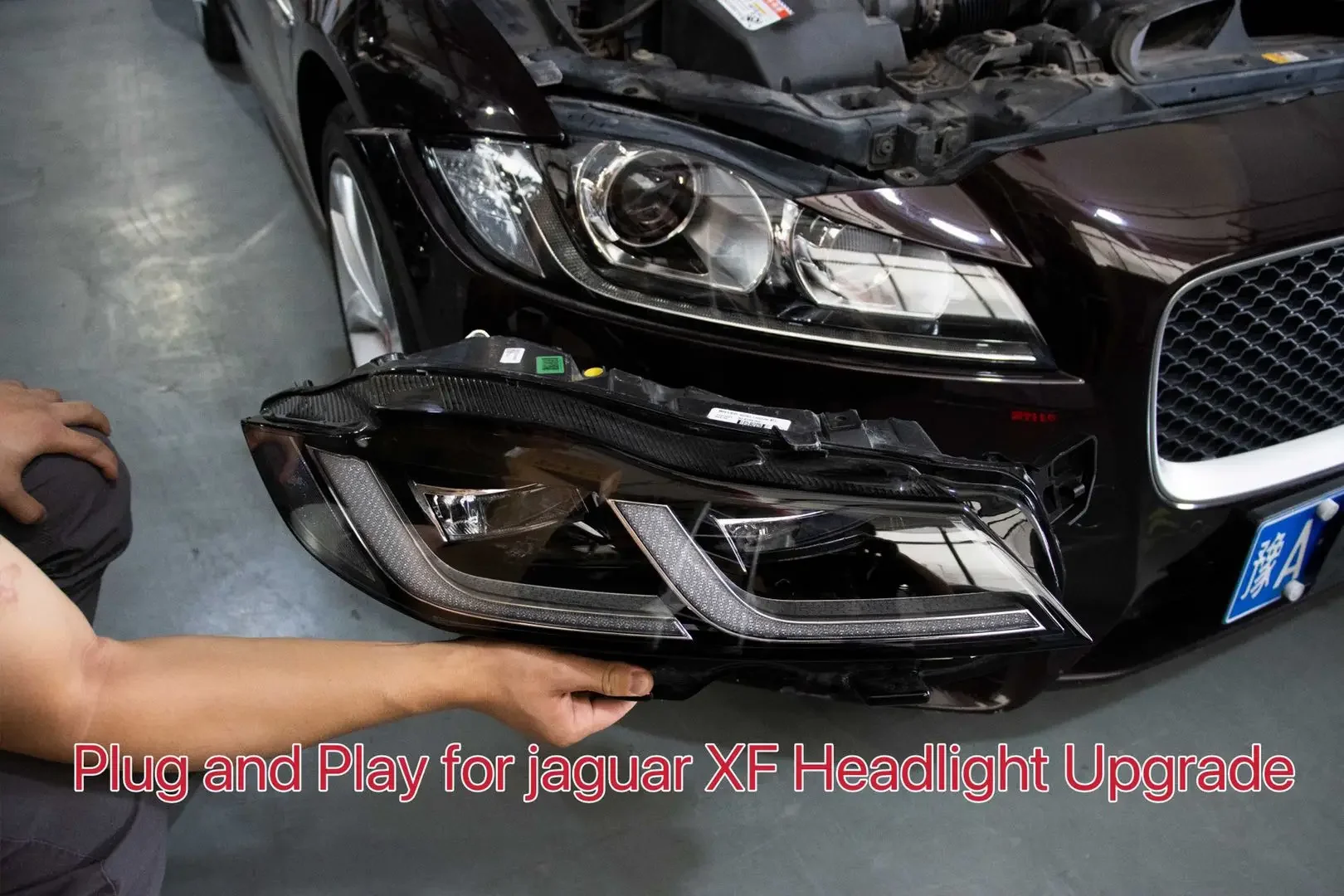 

For Jaguar XF Headlamp Assembly Upgrade Plug and Play 2016-2020 Upgrade 2021-2022