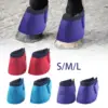 Horse Bell Boots Equestrian Accessories Lightweight Protective Shock Absorbing 3