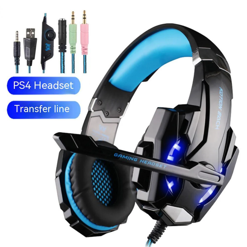 ヘッドホン KOTION EACH G9000 BLUE Amazon.com: KOTION EACH G9000 Over Ear Gaming Headphones