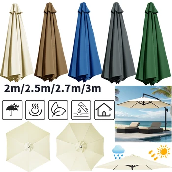 Universal Replacement Parasol Canopy – Garden Patio Umbrella Cover 1