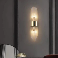 Applique Murale Luxe Léger Moderne LED Dorée, Éclairage Intérieur, Décoration Murale pour Salon, Chambre, Chevet, Escalier 3