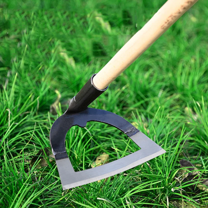 Azada De Mano Hueca Para Jardinería – Herramienta Multiusos Para Desmalezar Y Plantar Verduras – Rastrillo Y Azada 2 En 1