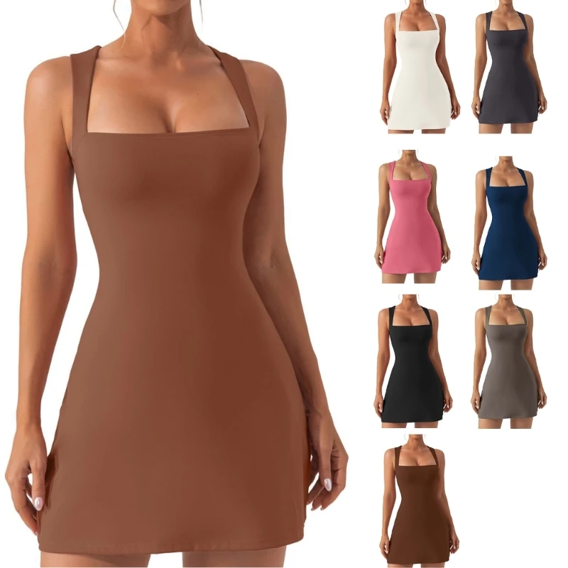 

Sexy Mini Dress Summer Womens Casual Club Party Bodycon Dress Outfit Streetwear H9ED