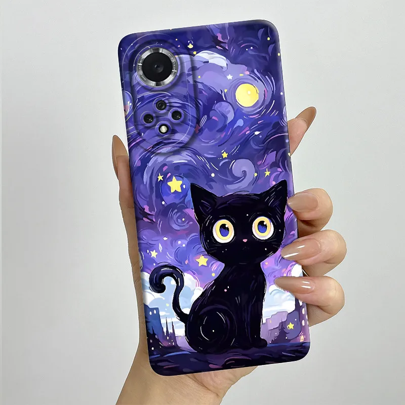 Soft Silicone Sweet Painted Protective Back Cover - Cute Printed Phone Case