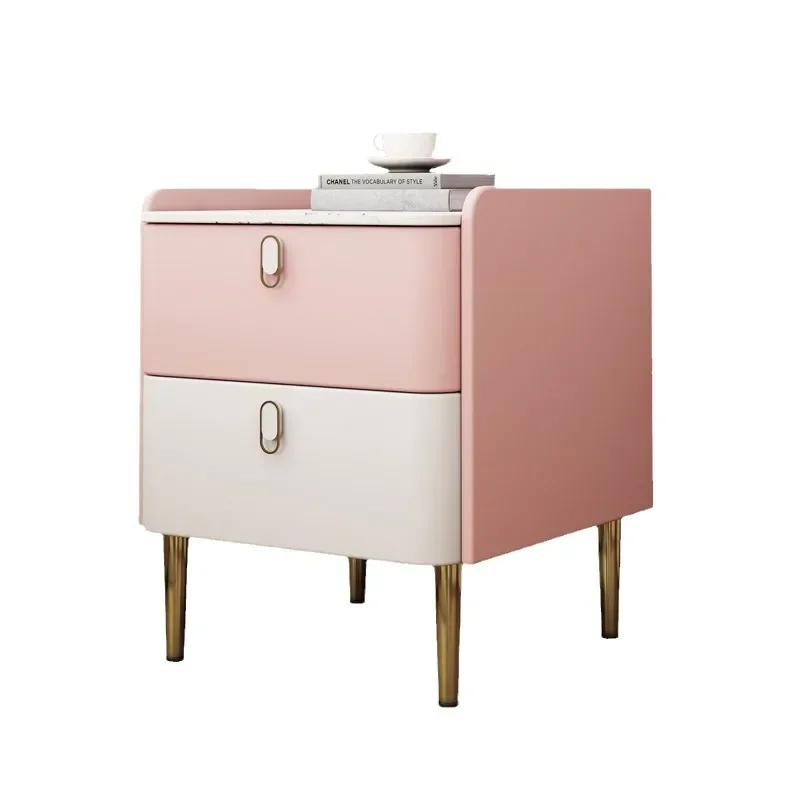 Pure solid wood ultra narrow children's bedside table, small, modern, simple, light luxury, internet famous Nordic
