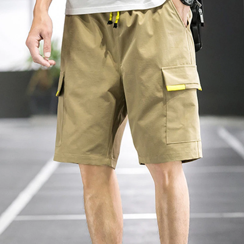 Man Shorts Fashion Double Pockets Straight Loose Comfortable Casual Man Shorts 2023 4
