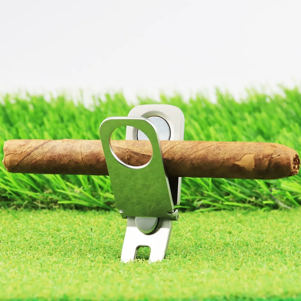 Ball Marker Putting Green Fork Divot Tool 6 in 1 Golf Pitchfork Clover Multipurpose Golf Green Fork Pitch Groove Cleaner