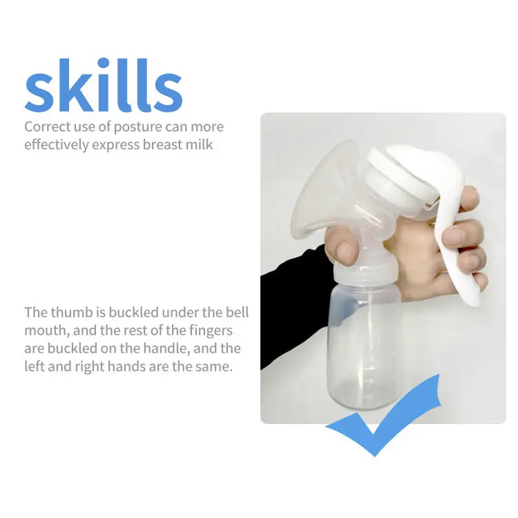 Dr.isla Breast Pump Baby Nipple Manual Suction Milk Pump Feeding Breasts Pumps Milk Bottle Sucking Postpartum Supplies