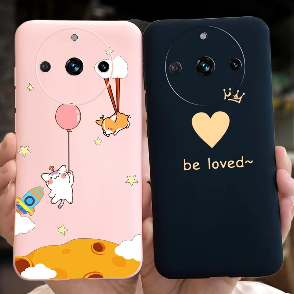 Cute Cat Painted Jelly Silicone Soft Back Cover | 5G Phone Case Bumper
