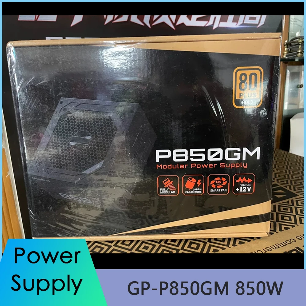 For Gigabyte GP P850GM 850W P850GM ATX 12V 80PLUS Gold Power Supply High Quality Fast Ship