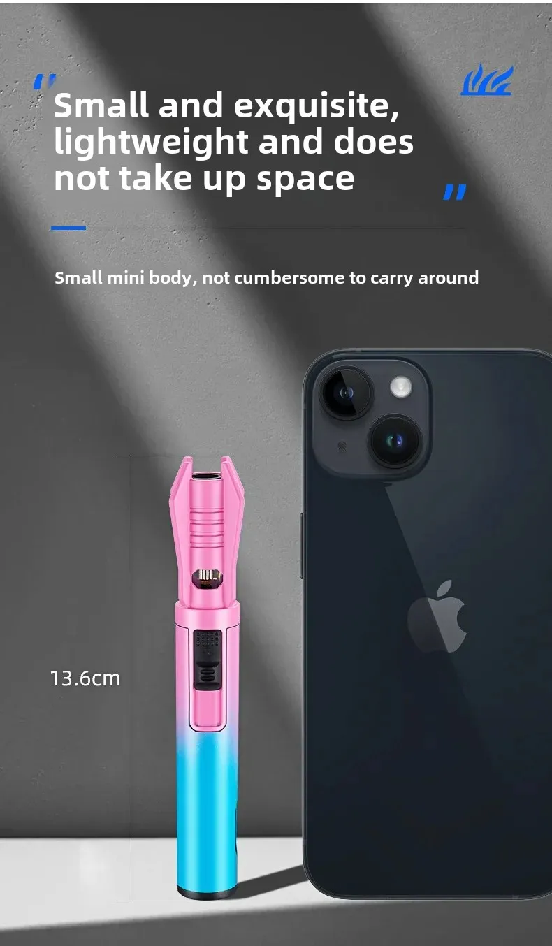 2025 Planet Lightsaber Butane Gas Lighter 360° Use Metal Outdoor Windproof Turbine Torch Jet Lighter Gun BBQ Welding Cigar Tool