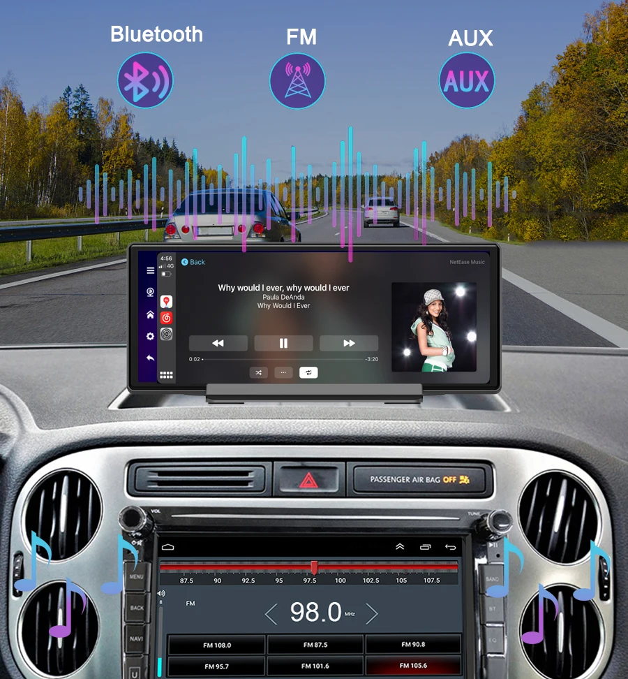 ȵ̵ 10.0 GPS ׺̼, 10.26 ġ ڵ DVR ADAS  ķ, 1080P Ĺ ī޶,  ڴ, 4G   ķ,  , ǰ