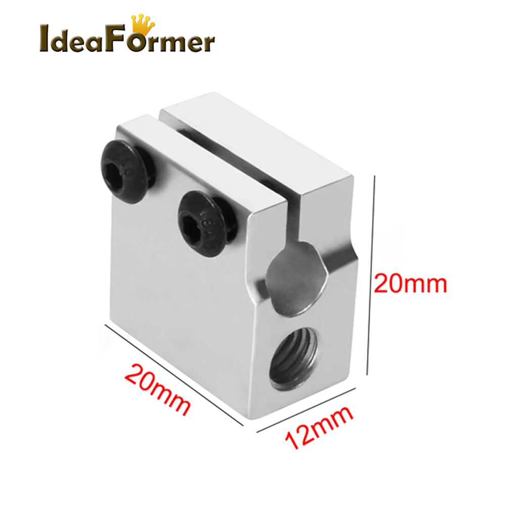 Tubo de Aquecimento de Meia de Silicone Bloco de Calor do Termistor Kit de Bico Vulcão Extrusora de Garganta x2 Genius Hotend - Imagem 2