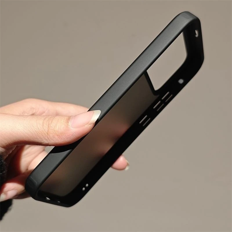 Ultra Armor Transparent Frosted Acrylic Lens Protector Cover - Shockproof Bumper Case