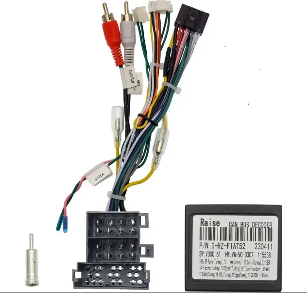 専用品 16ピン Android CANBUS 配線ハーネス Fiat Punto Linea Doblo