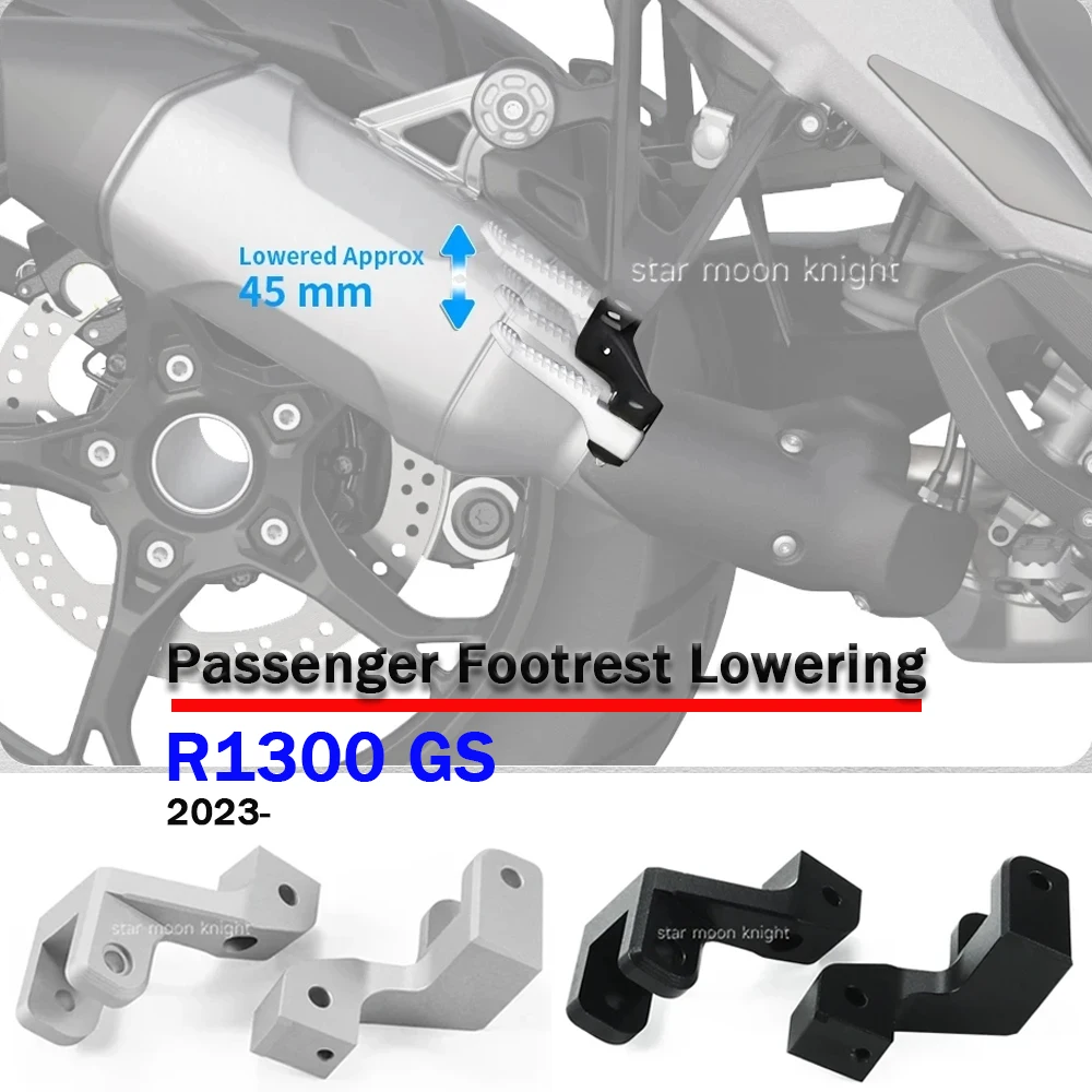Per Bmw R1300 Gs Moto Passeggero Poggiapiedi Abbassamento R1300Gs R 1300 Gs Accessori Pedane Abbassamento Kit Riposizionamento Pedane