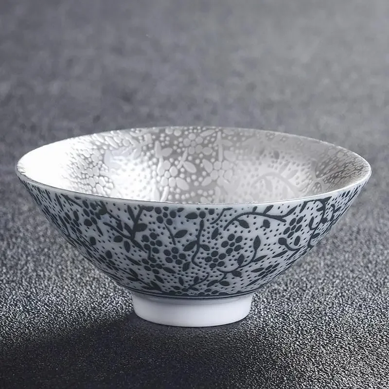 Creative 999 Sterling Silver Master Cup Ceramic Teacups Office Small Tea Bowl Household Handmade Chinese Kung Fu Drinkware