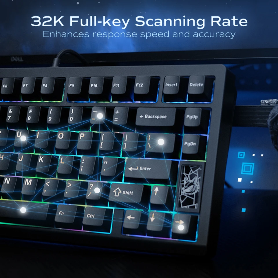 Chilkey Slice75 HE Gaming Keyboard: 75% Aluminum Rapid Trigger