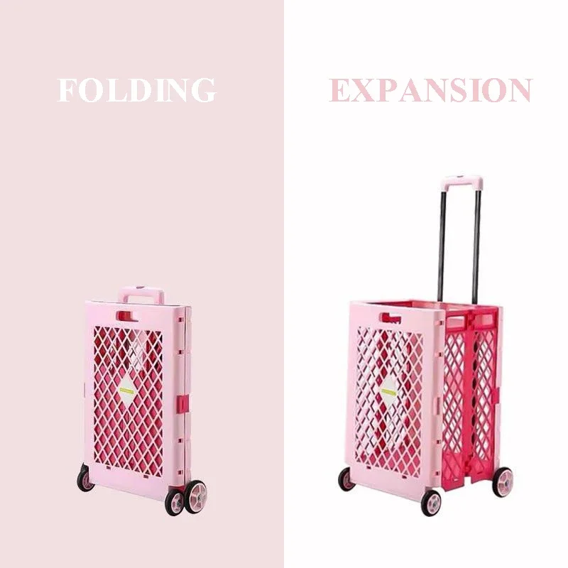 折りたたみ式 ショッピングカート 軽量 静音キャスター付き 65L/45L