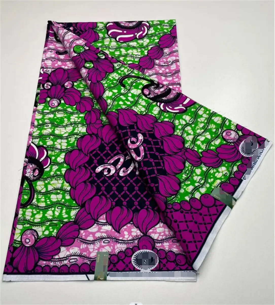 

New African Wax Print Fabric 2024 Fashion Ankara Wax Tissu Cotton Soft Design Women Pagne Nigeria Wax Fabric