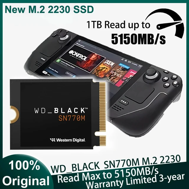 Western digital wd_black sn770m 500gb 1tb ssd pcie gen4 m.2 Solid 