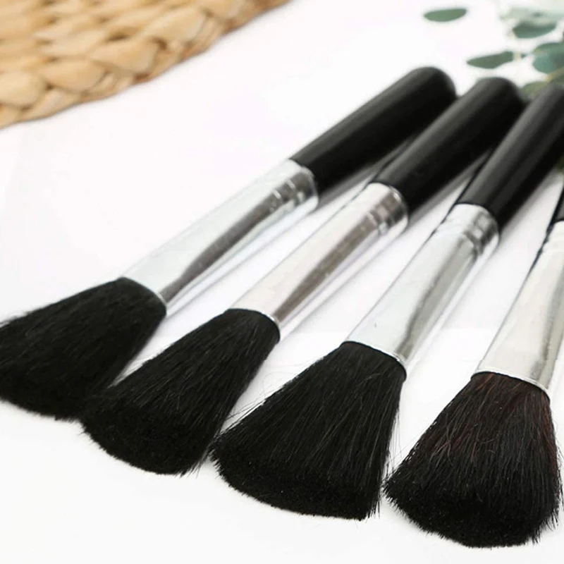 Small Portable Plastic Round Handle Anti Static Clean Brushes Computer Keyboard Laptop Electronics Camera Cleaning Brush Duster 6
