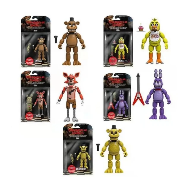 Cinco noites na figura de ação articulada de Freddy Foxy