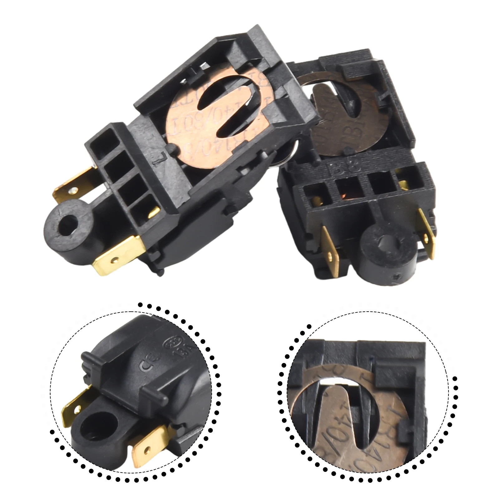 

2PCS Kettle Switches 13A/16A 250V Quick Power Supply Electric Kettle Thermostat Switches Steam Kitchen Accessories