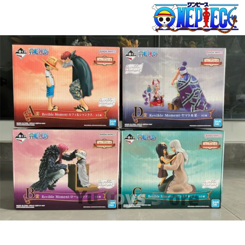 

In Stock Bandai Genuine Anime One Piece Ichiban Kuji Recalling The Past Luffy Shanks Nico·robin Yamato Action Figure Model Gift