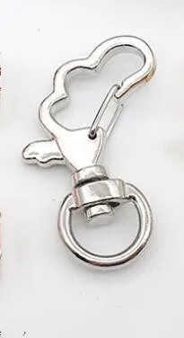 COHEALI 40 Portachiavi A Forma Di Stella In Metallo Dorato, Moschettoni Girevoli Per Fai Da Te, Accessori Per Borse, Gioielli, Craft E Decorazioni