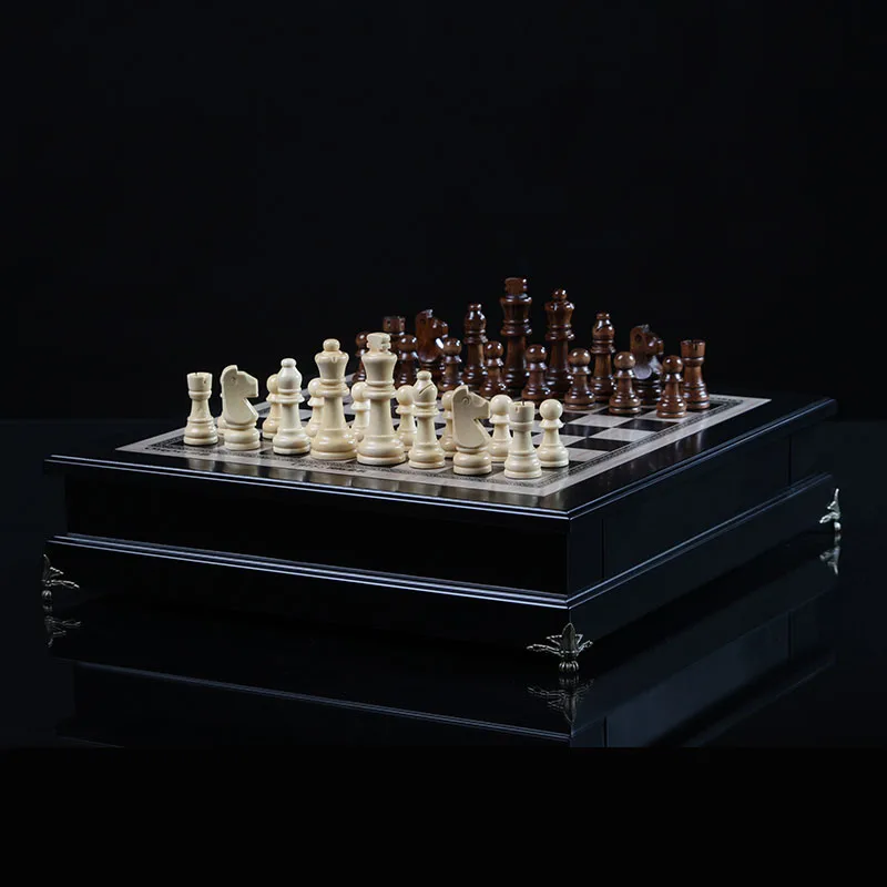 Professional Chess Board Games Family Table Medieval Puzzle Wood Board  Games Children Travel Tabuleiro De Xadrez Entertainment - AliExpress