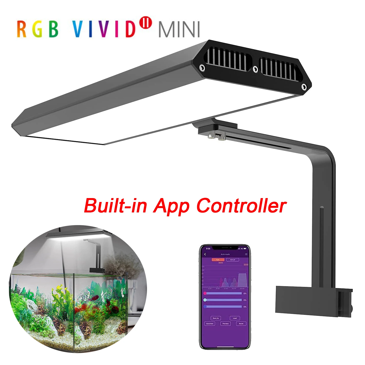 Chihiros RGB VIVID II MINI Aquarium LED Light With Bluetooth ...