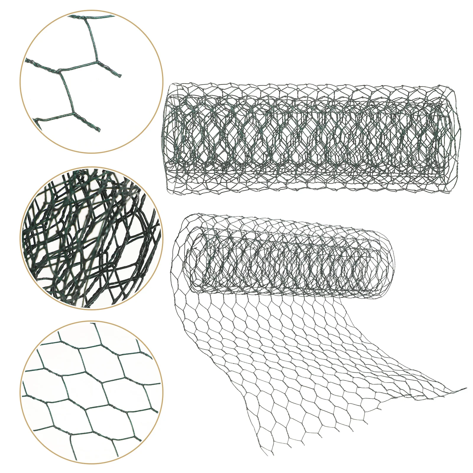 

Metal Trim Pet Rabbit Chicken Wire Net Barbed Fence Iron Flower Arrangement Supplies Crafting Mesh For Garden