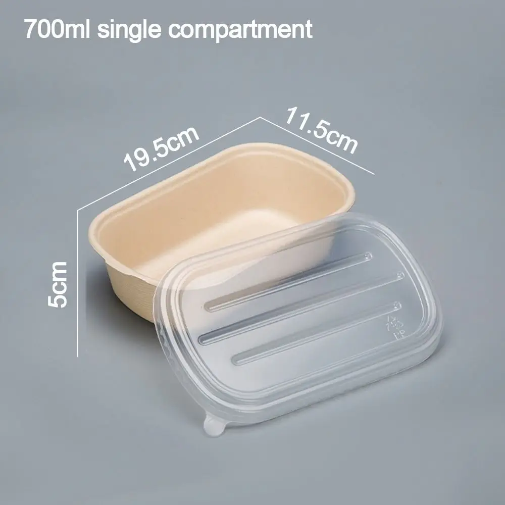 Eco-Friendly Paper Light Food Boxes 500ml/700ml/850ml/1000ml, Biodegradable Disposable ... - SKU PLFB1529 - UGI Packaging